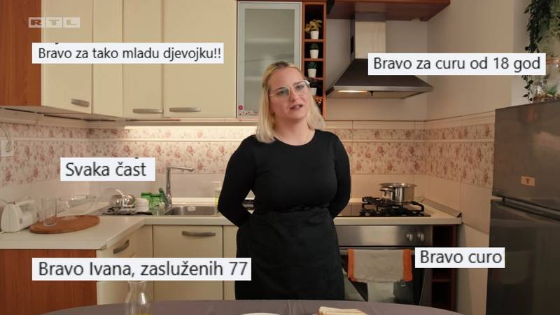 Maturantica Ivana (18) jelima iznenadila goste i gledatelje: 'Bravo za tako mladu djevojku'