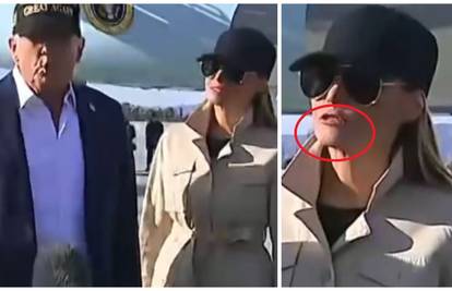 VIDEO s Melanijom se širi. Što joj je s usnama? 'Ima čudne tikove'. Nižu se razne teorije...
