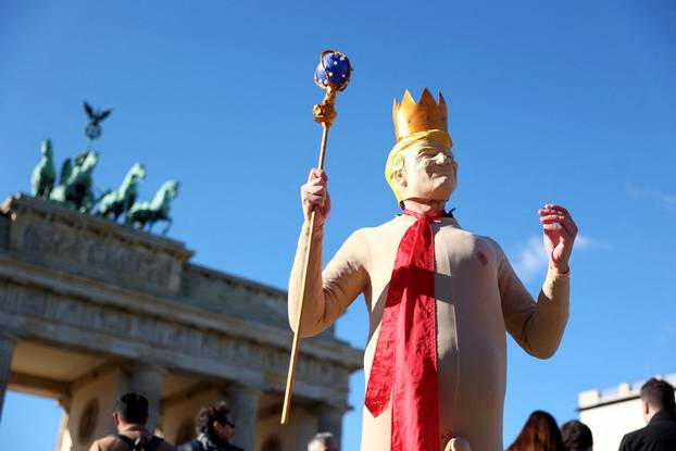 Protest against U.S. President Donald Trump during a 'No Kings' rally, in Berlin