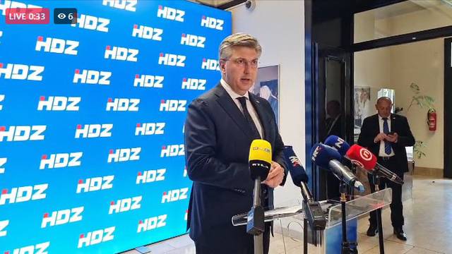 VIDEO Plenković: 'Ostajemo na deset izbornih jedinica koje će izabrati po 14 zastupnika'