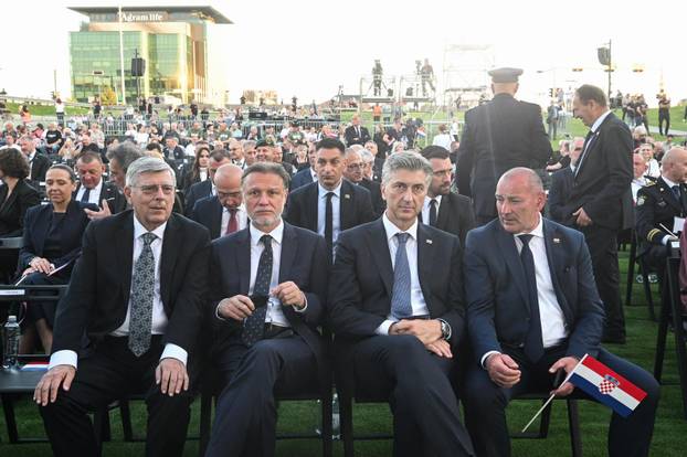 Svečani koncert u Zagrebu povodom 35. obljetnice postrojavanja Zbora narodne garde i ustrojavanja Hrvatske vojske i policije