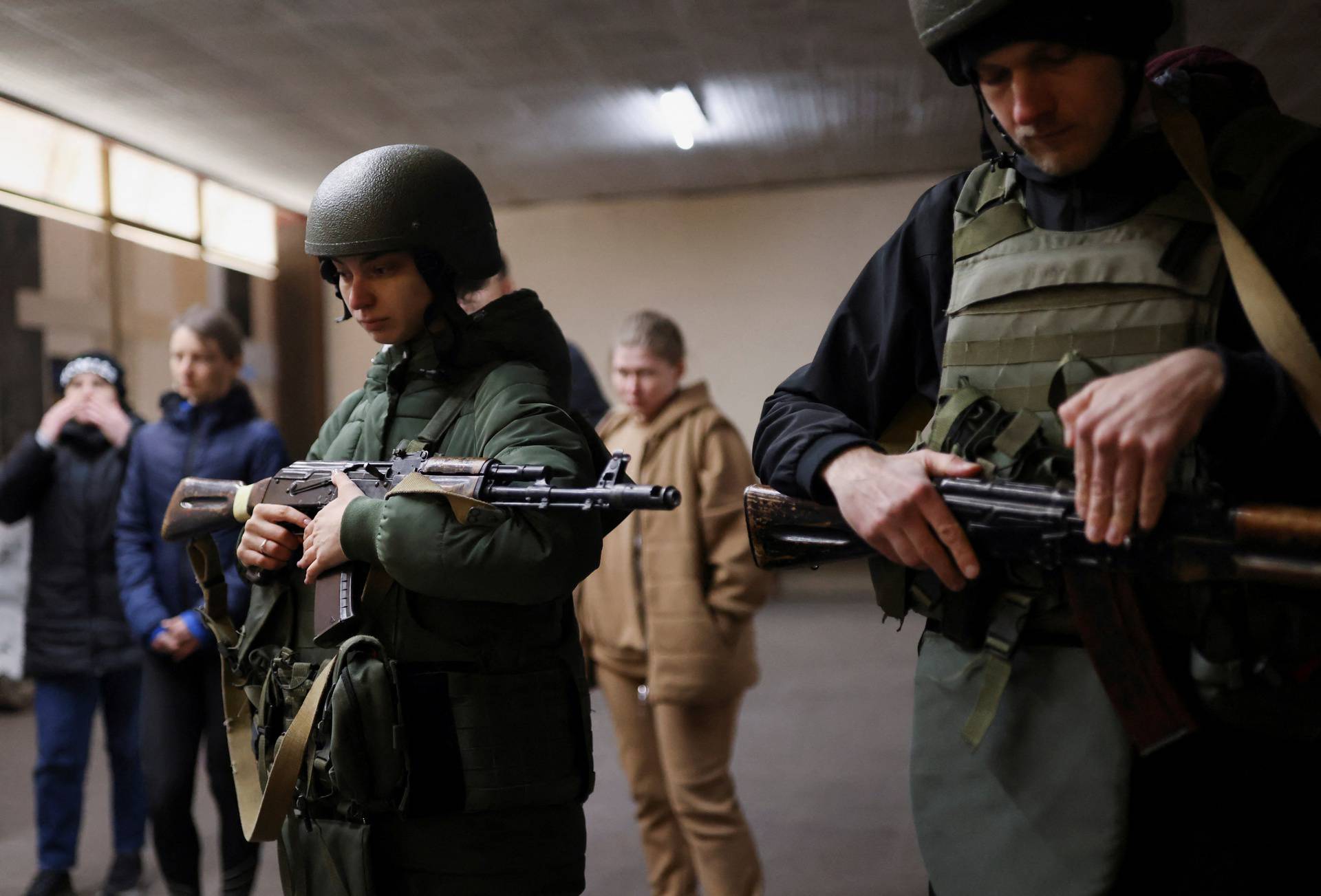 Meet the Ukrainian couples training for war, in Odessa