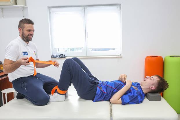 Zagreb: Ivan Šćepina i fizioterapeut Ante Lukas Stančin