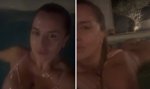 FOTO Nives Celzijus rashladila se u tangicama u bazenu