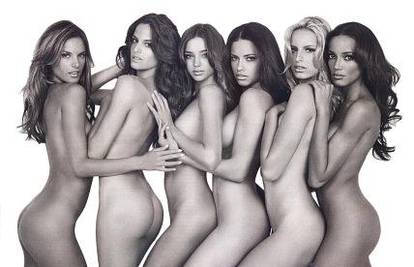 Šest obnaženih Victoria's Secret modela na okupu