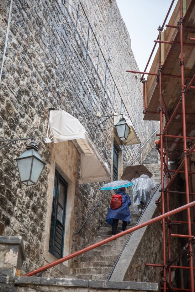 Jako jugo i kiša na dubrovačkom području