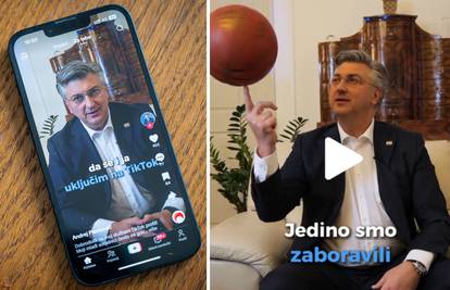 Air Plenković je postao TikToker. Objavio prvi video. Netko mu je dobacio loptu: 'Jel bilo dobro?'
