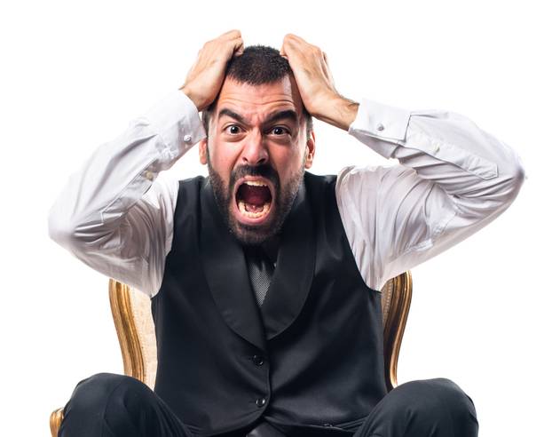 frustrated Businessman