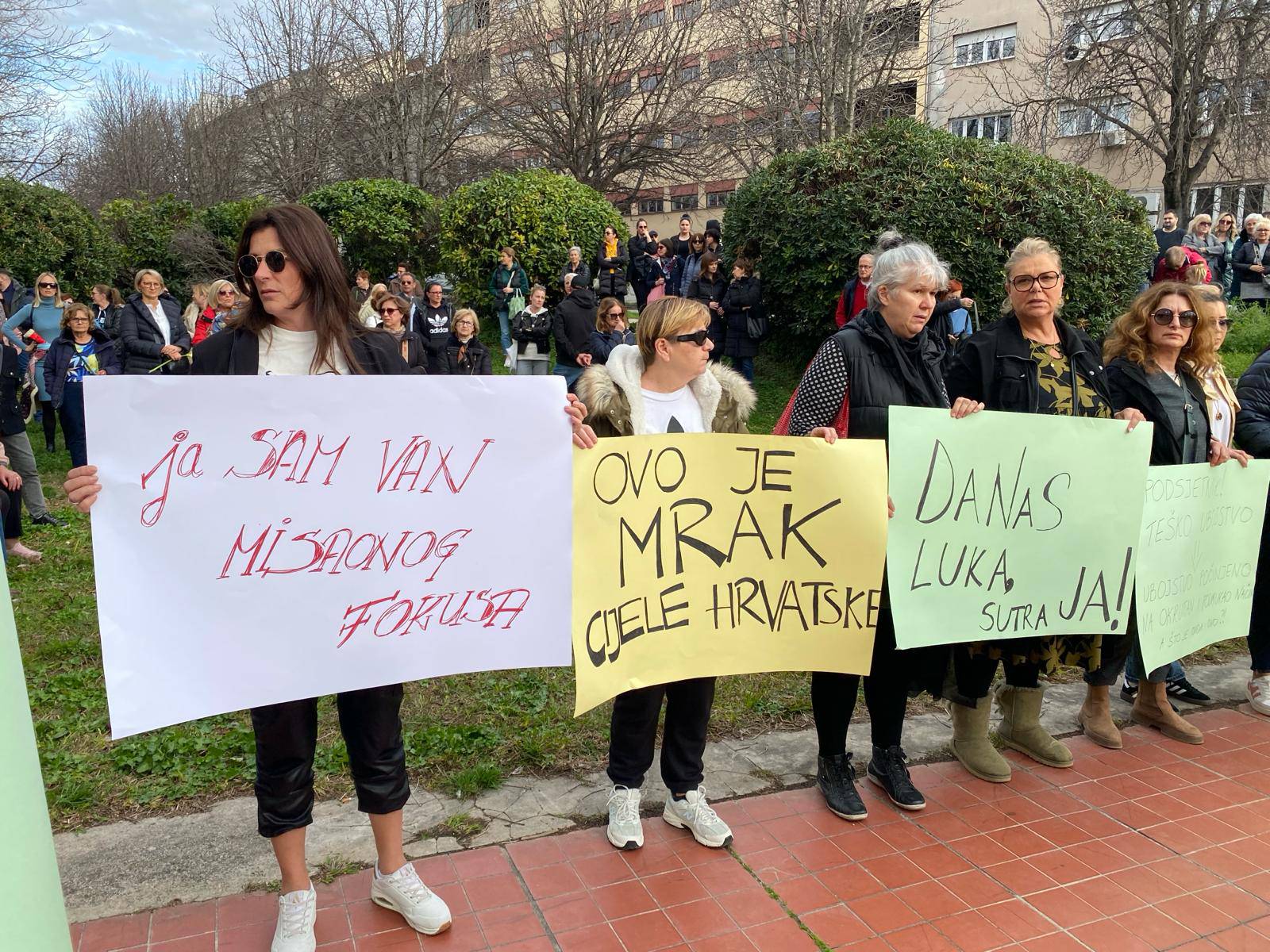 Prosvjed u Splitu zbog ubojstva Luke Bančića: 'On je dijete svih nas, nemojmo zatvarati oči!'