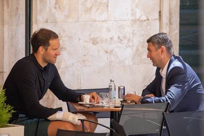 Dubrovnik: Bojan Bogdanović na kavi s gradonačelnikom