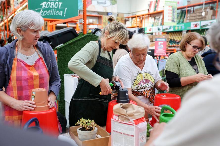 Vrtlarica: Posuda od betona za cvijeće trpi kišu, led pa i snijeg