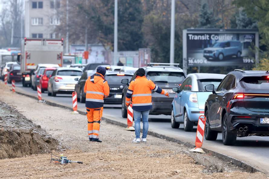 Zagreb: Oko Vjesnika radovi i gužve
