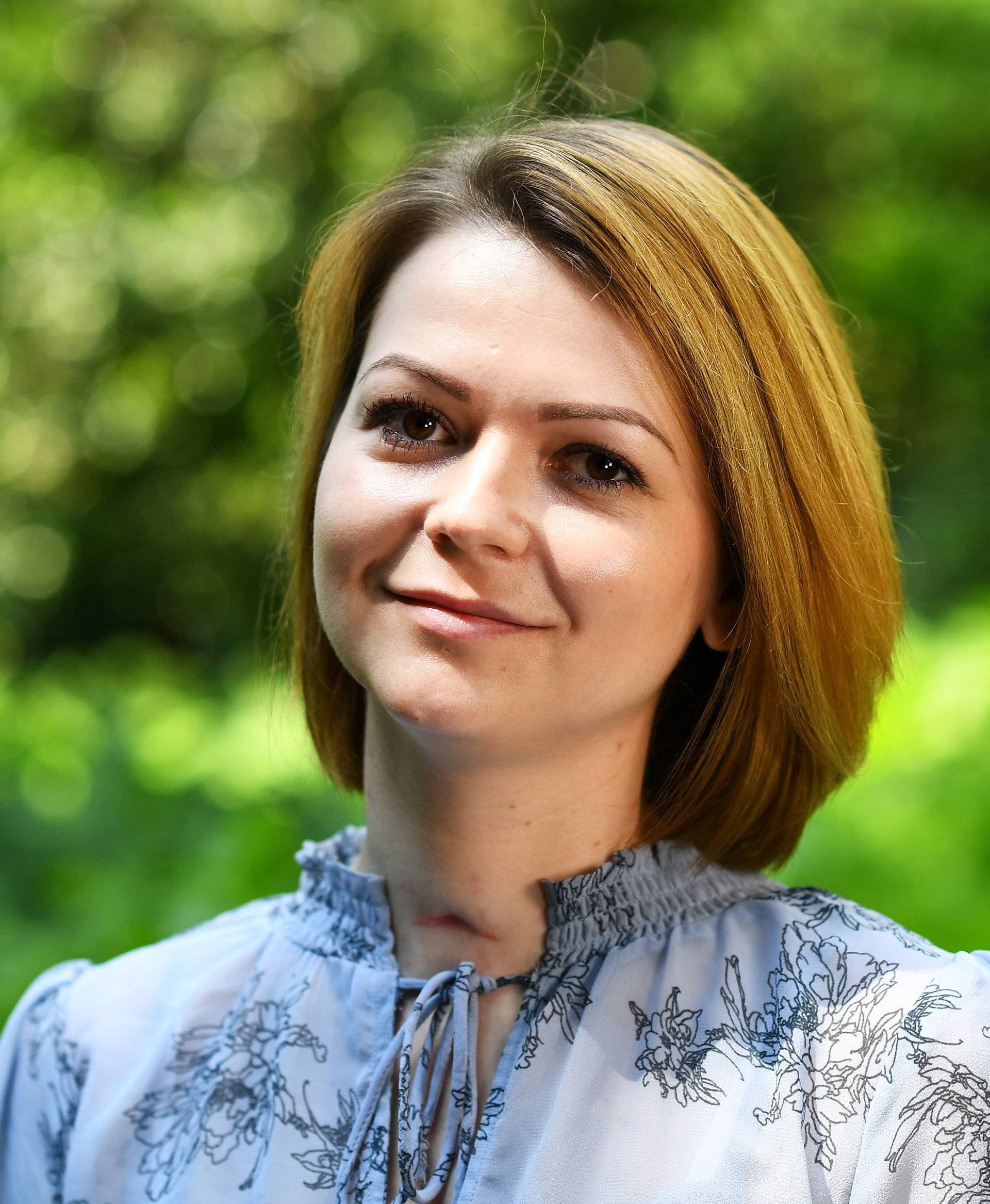 Yulia Skripal, daughter of poisoned Russian spy Sergei Skripal, speaks to Reuters in London