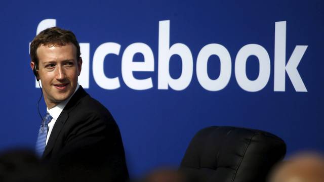 File photo of Facebook CEO Mark Zuckerberg during a town hall at Facebook's headquarters in Menlo Park, California