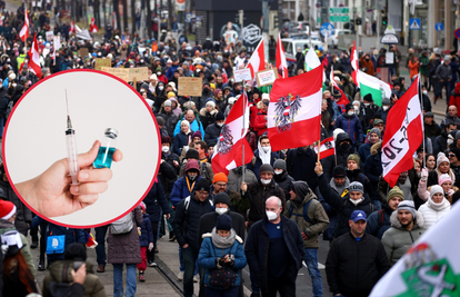 Austrijski parlament glasat će o obaveznom cijepljenju, sprema se i veliki prosvjed u Beču