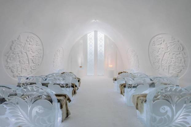 FOTO Hotel koji se svake godine otopi: IceHotel izgleda kao umjetnička galerija od leda