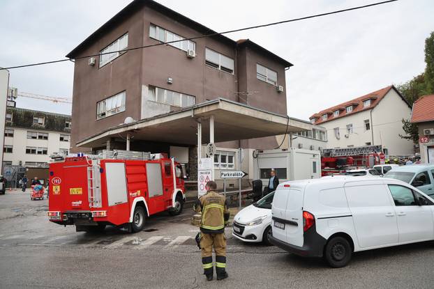 Zagreb: U Vinogradskoj bolnici došlo je do manjeg požara 