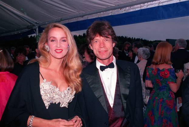 Mick kagger & Jerry Hall