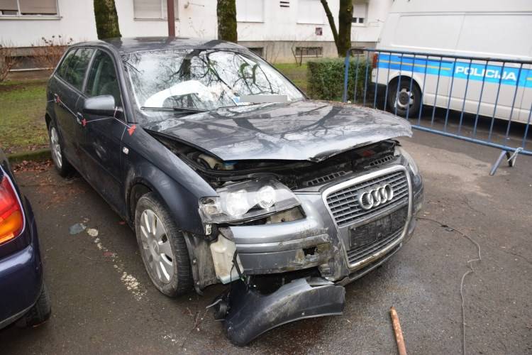 Ukrao Audi pa njime udario u policajce, bježao i skrivio sudar. Pronašli su ga u Zaprešiću