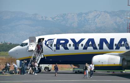 Ryanair otkazao sve letove iz Irske i Britanije prema Zadru