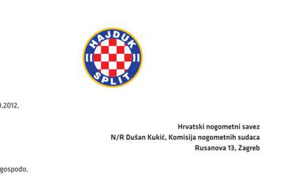 Hajduk ne staje: Šalju dopise o sucima u HNS i udrugu HNL-a