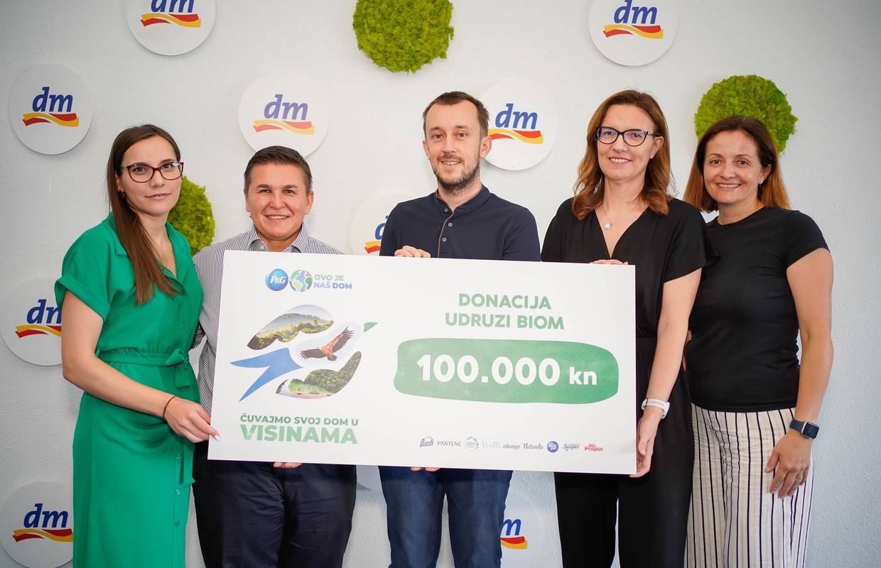Procter&Gamble udruzi Biom uručio donaciju u iznosu od 100.000 kuna