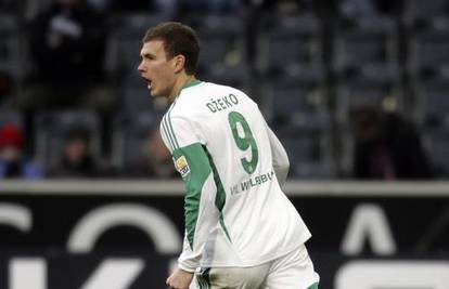 Dva gola Džeke, Wolfsburg uvjerljiv kod Borussije M.