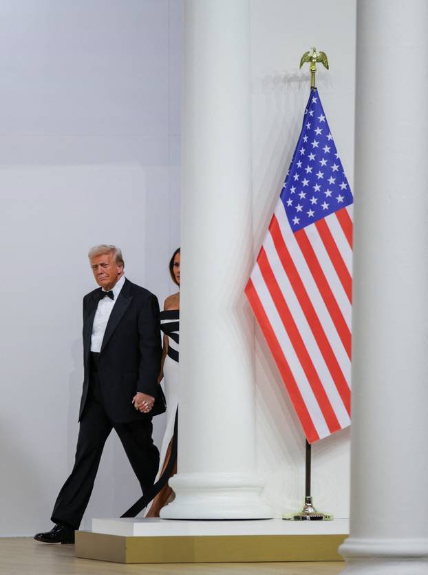 Commander in Chief Ball in honor of Donald Trump's inauguration in Washington