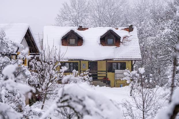 Zimska idila u selu Kuterevu 