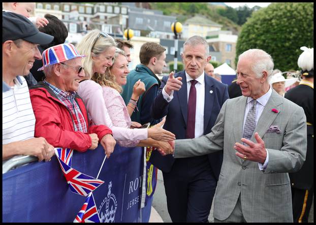 Their Majesties the King and Queen Visit the Channel Islands