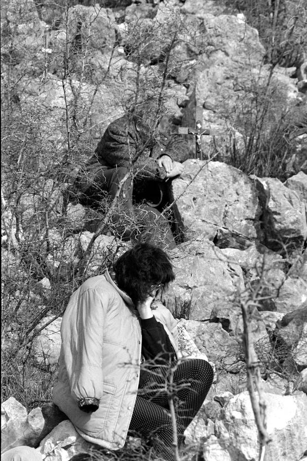 Podbrdo, mjesto ukazanja Gospe u Međugorju, 27.1.1991.