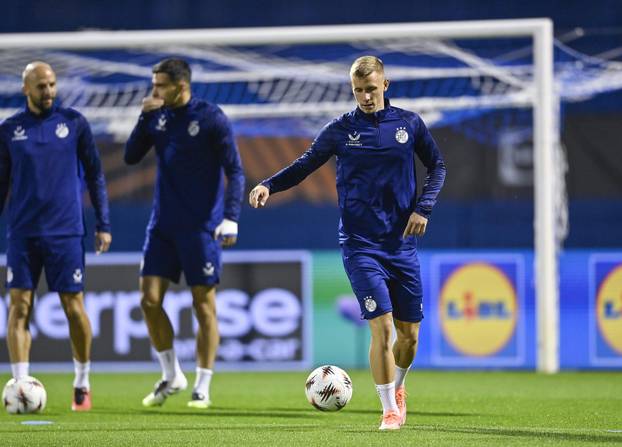Zagreb: Trening GNK Dinamo uoči utakmice protiv Fenerbahce F.K.