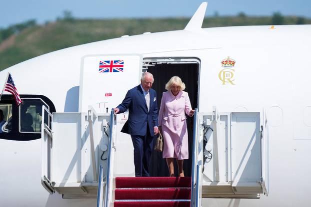 Britain's King Charles and Queen Camilla in the United States for state visit