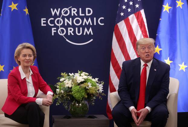 FILE PHOTO: 2020 World Economic Forum in Davos