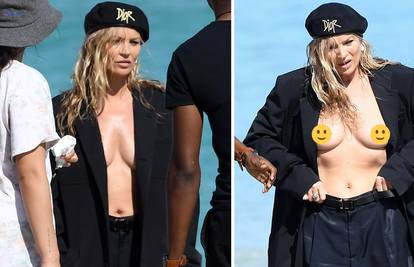 Kate Moss u 'vrućem' izdanju: Na snimanju otkrila gole grudi