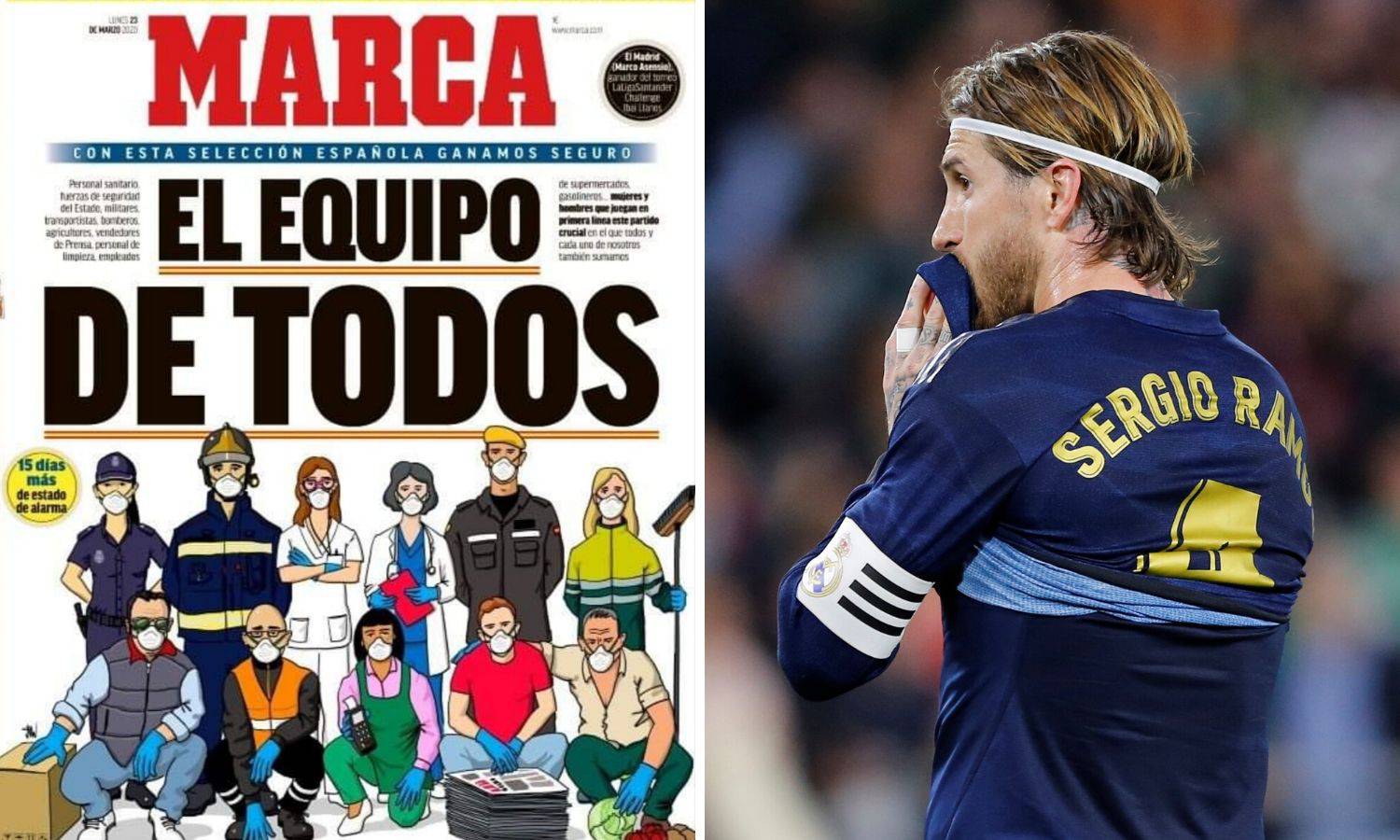 Najveći španjolski sportski list na naslovnicu stavio - vojnika!