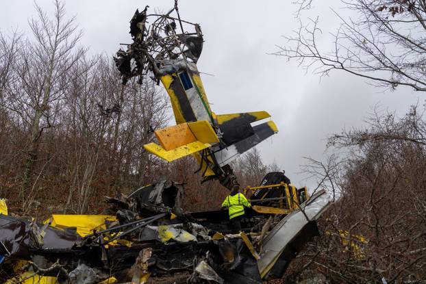 Počelo je uklanjanje turskog Airtractora koji je pao kod Senja
