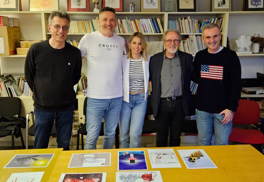 Elita karikaturista izlagat će idućeg utorka u Zagrebu...