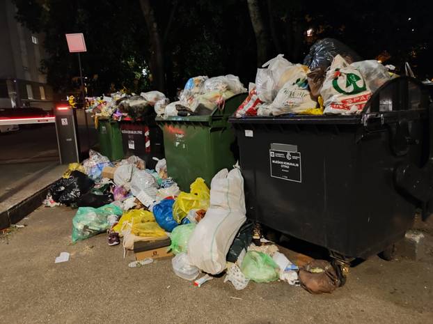 FOTO Ružna slika glavnog grada: Zagreb pretrpan smećem