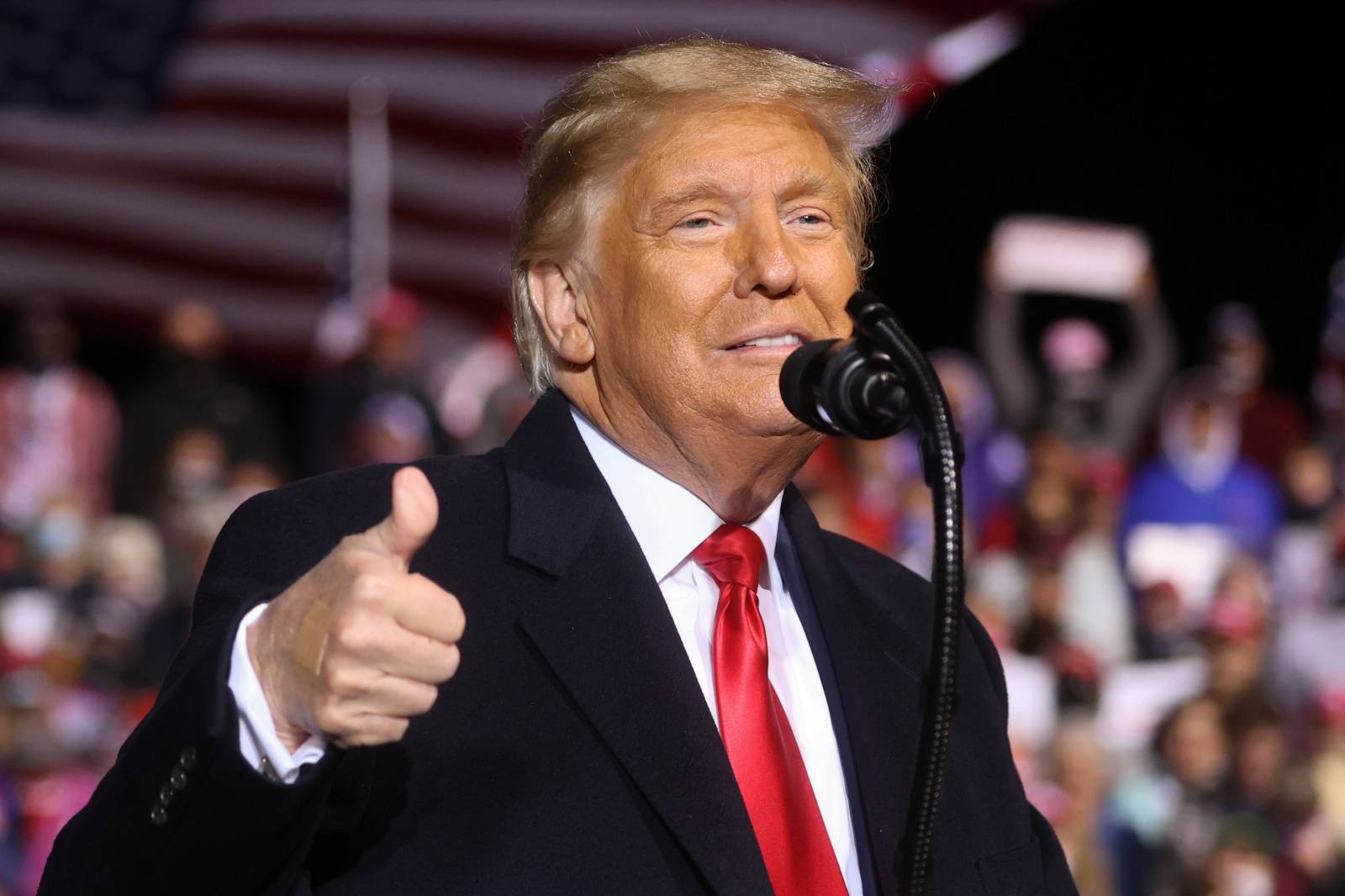 U.S. President Trump holds a campaign rally in Johnstown, Pennsylvania