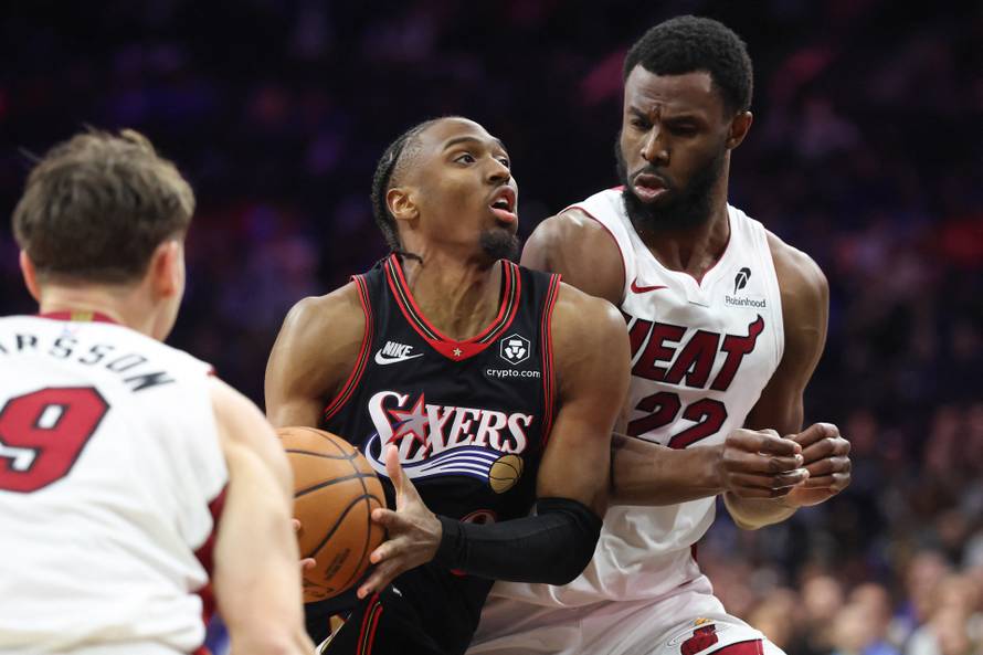 NBA: Miami Heat at Philadelphia 76ers