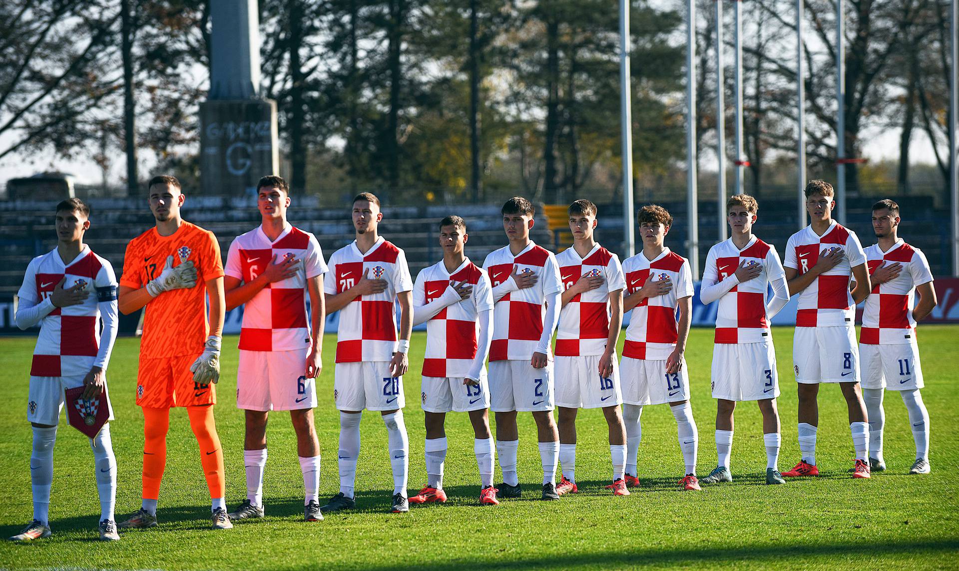 Karlovac:Utakmica Hrvatska - Bjelorusija U-19