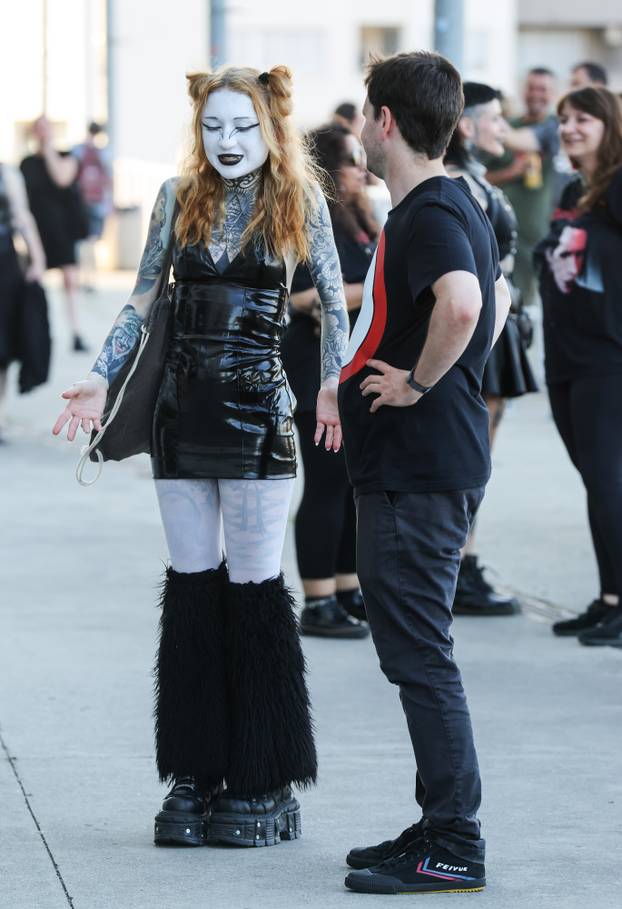 Zagreb: Atmosfera oko Arene uoci koncerta Marilyna Manson.