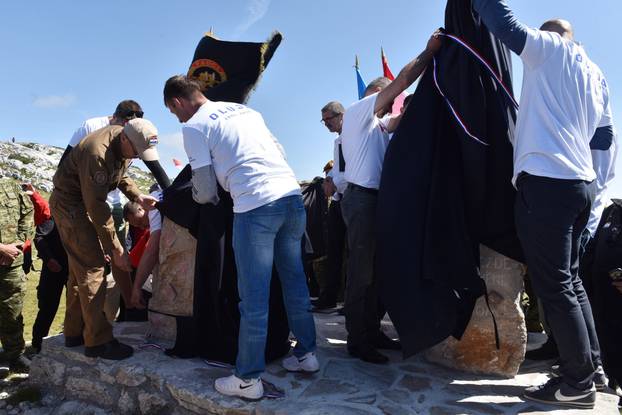 Dinara: SveÄano otkrivanje Spomenika Domovini na 1656 metara nadmorske visine