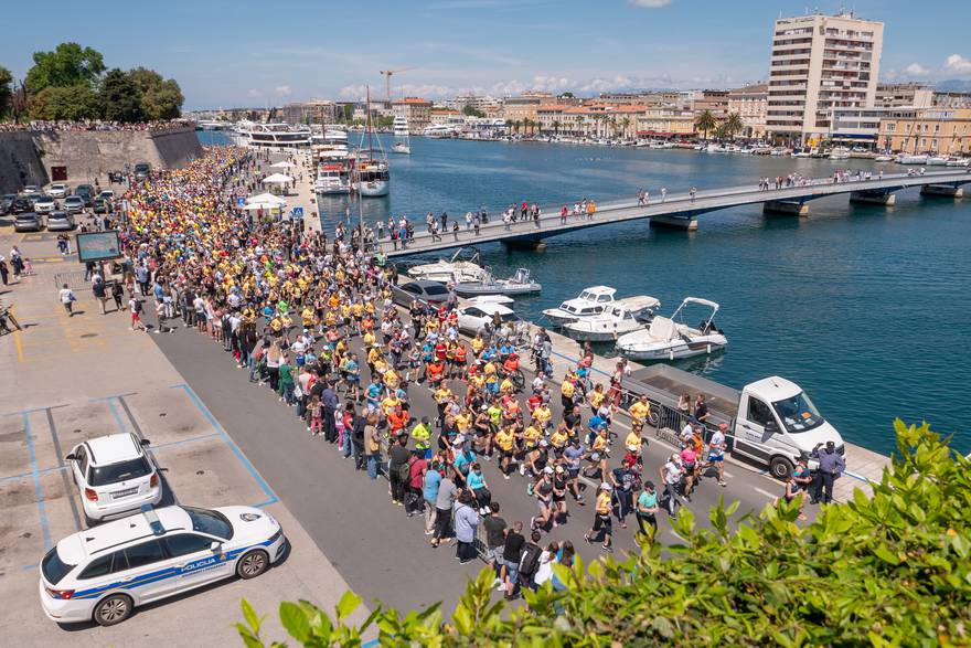 Zadar: Više od 8 tisuća trkača sudjelovalo je na utrci Wings for life