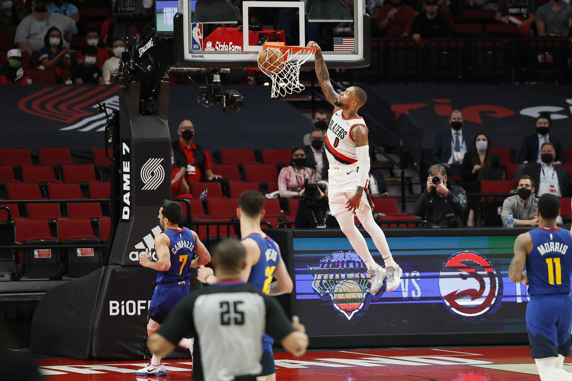 NBA: Playoffs-Denver Nuggets at Portland Trail Blazers