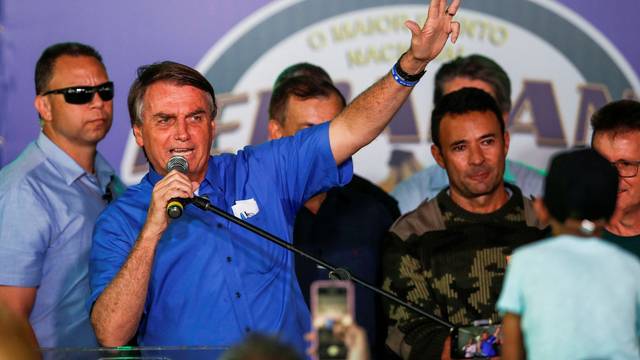 Brazil's President Bolsonaro visits banana farmers fair in Pariquera-Acu