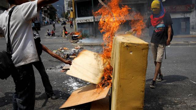 Anti-Maduro government protest in Caracas