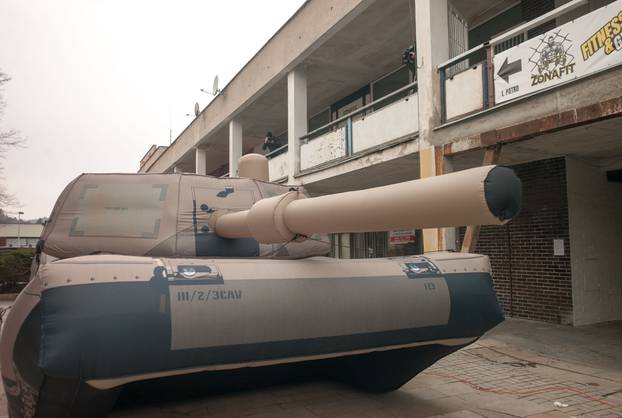 Inflatable tanks from Czech Republic