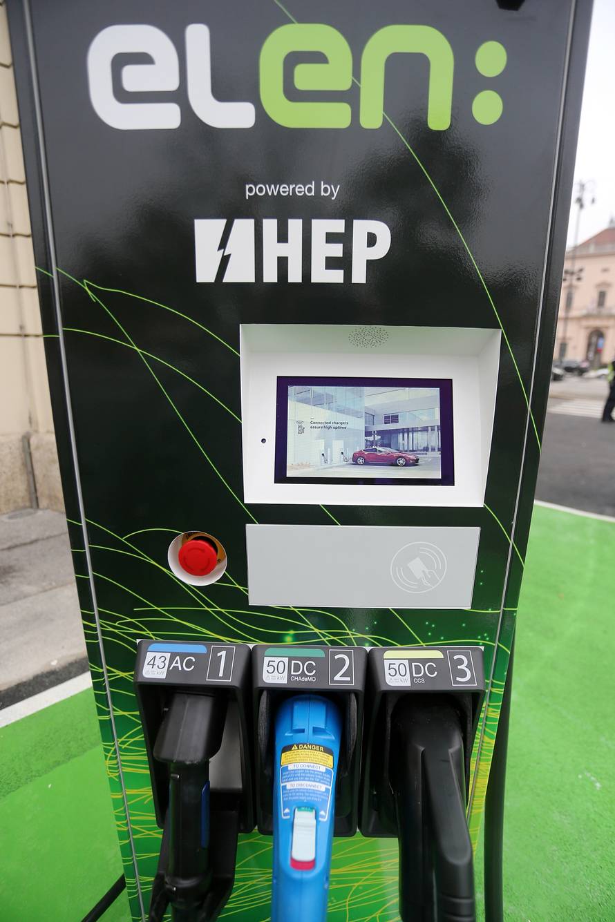 Zagreb: Puštanje u rad 100. HEP-ove punionice za električna vozila